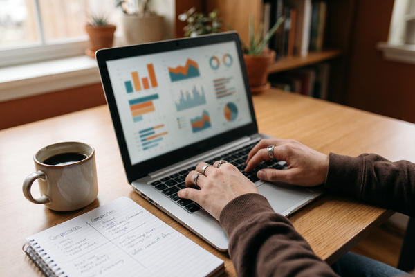 Focused Data Analysis in a Bright Workspace