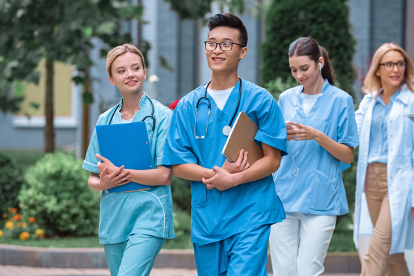 nursing school students
