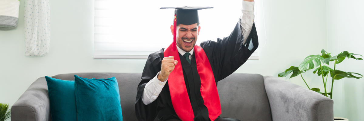 online degree graduate