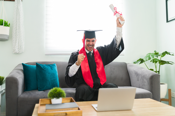 online degree graduate
