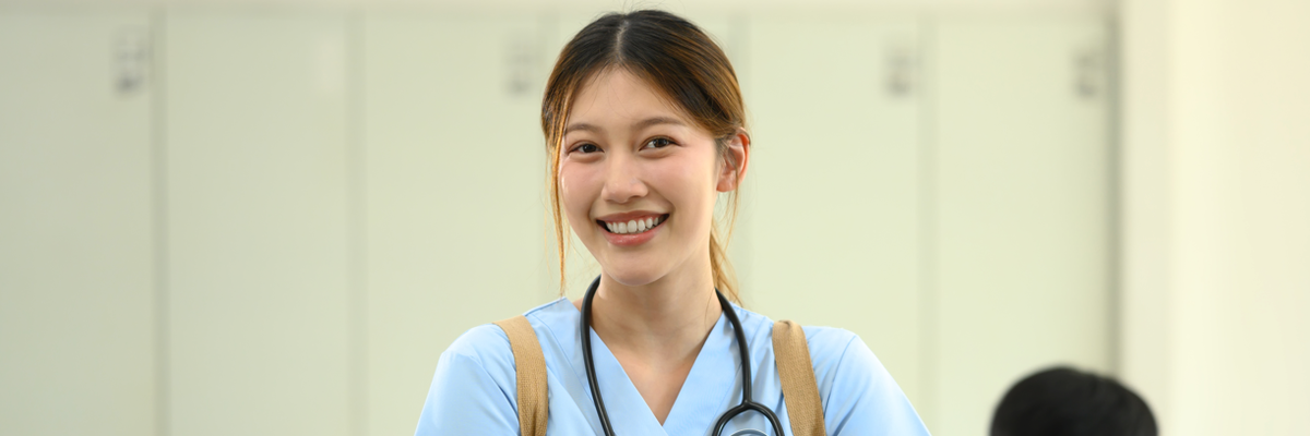 smiling nurse