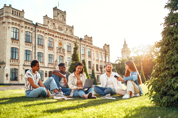 students at university