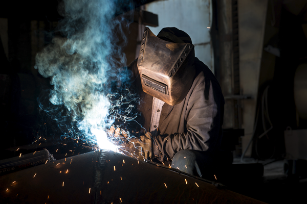 welding student